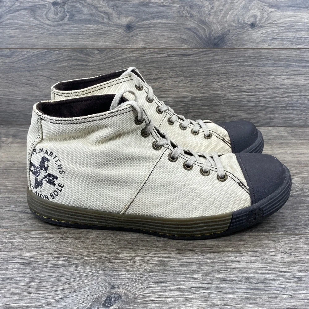 Dr Martens Paulie Casual Canvas High‎ Top Lace Up Sneakers Mens Size US L